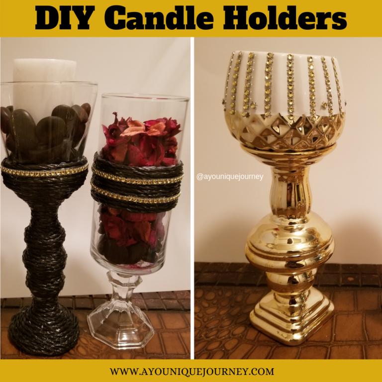 DIY Candle Holders