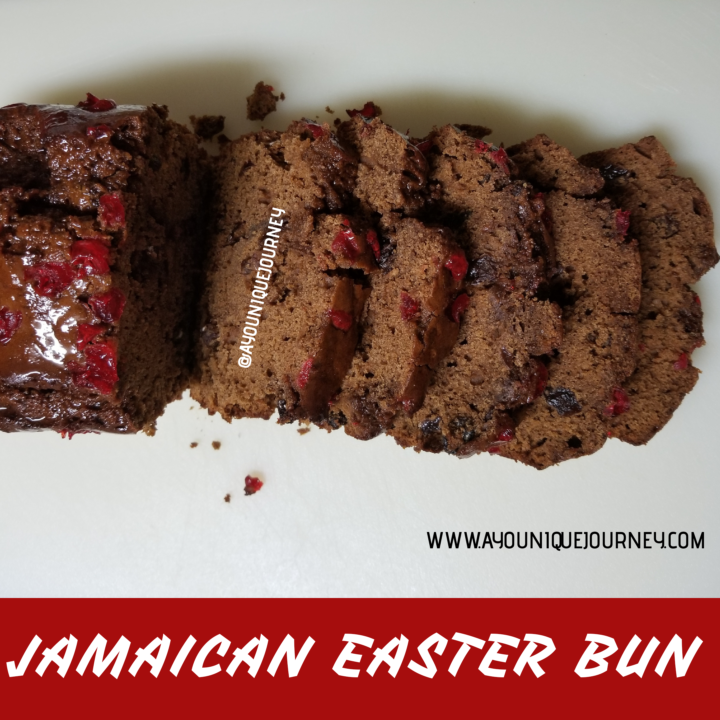 Slices of Jamaican Easter Bun
