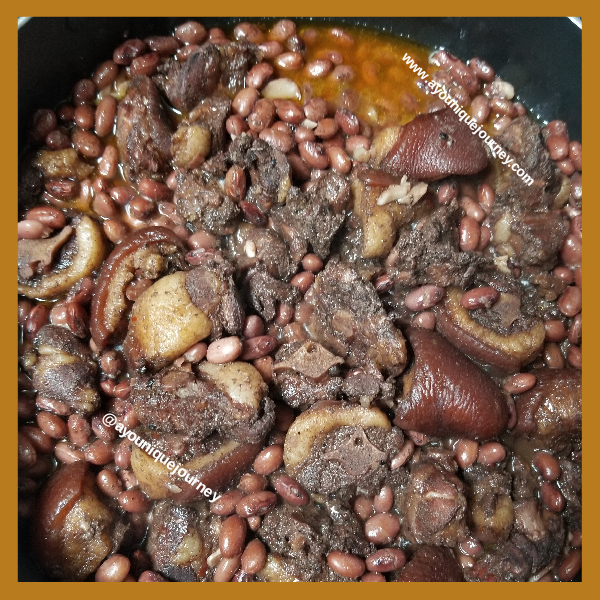 This cooked for about 5 hours! 🫘 #britscookin #redbeansandrice #food, stew peas jamaica