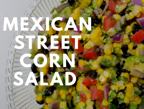 A bowl of the Mexican Corn Salad.