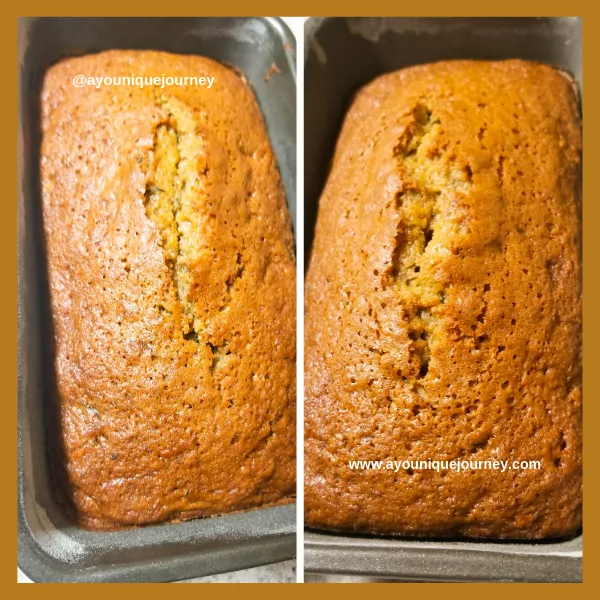 Two finished loaves.