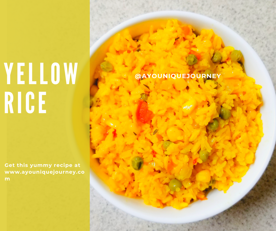 A simple and easy Yellow Rice dish A YouNique Journey