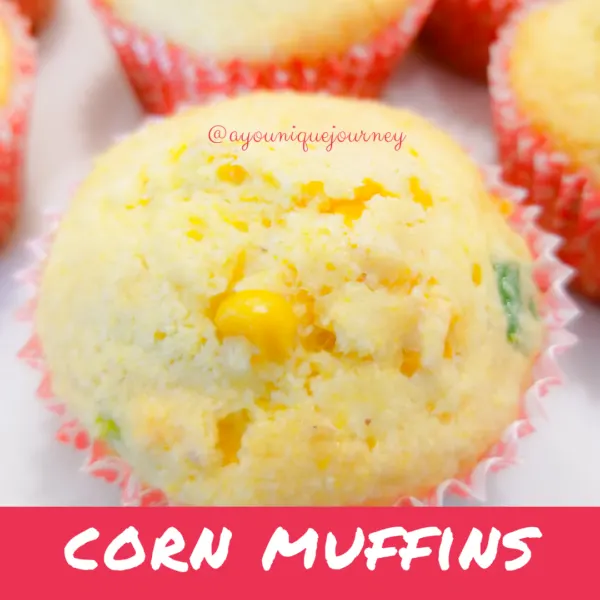 Corn Muffins ready to eat.