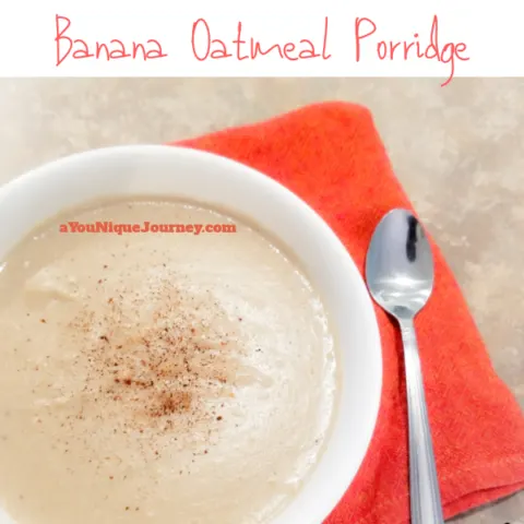 Banana Oatmeal Porridge Recipe