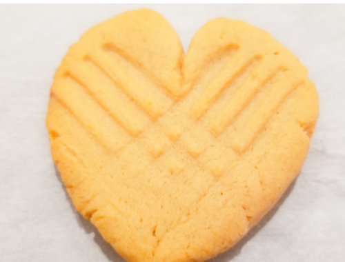 Heart Shaped Peanut Butter Cookies