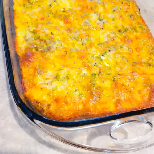 The Sausage, Eggs and Biscuit Casserole.