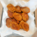 Banana Fritters in a glassware.