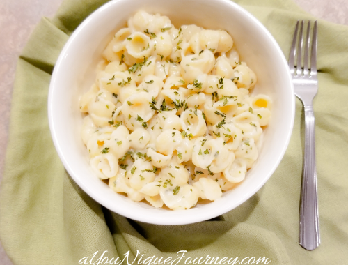 Creamy Garlic Shell Pasta Recipe