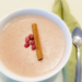 Jamaican Peanut Porridge in a white bowl.