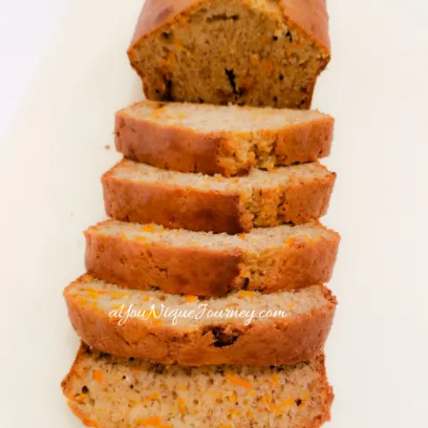 Some slices of Carrot Banana Bread.