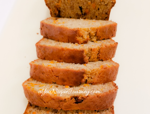 Some slices of Carrot Banana Bread.