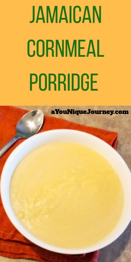 Jamaican Cornmeal Porridge Pinterest