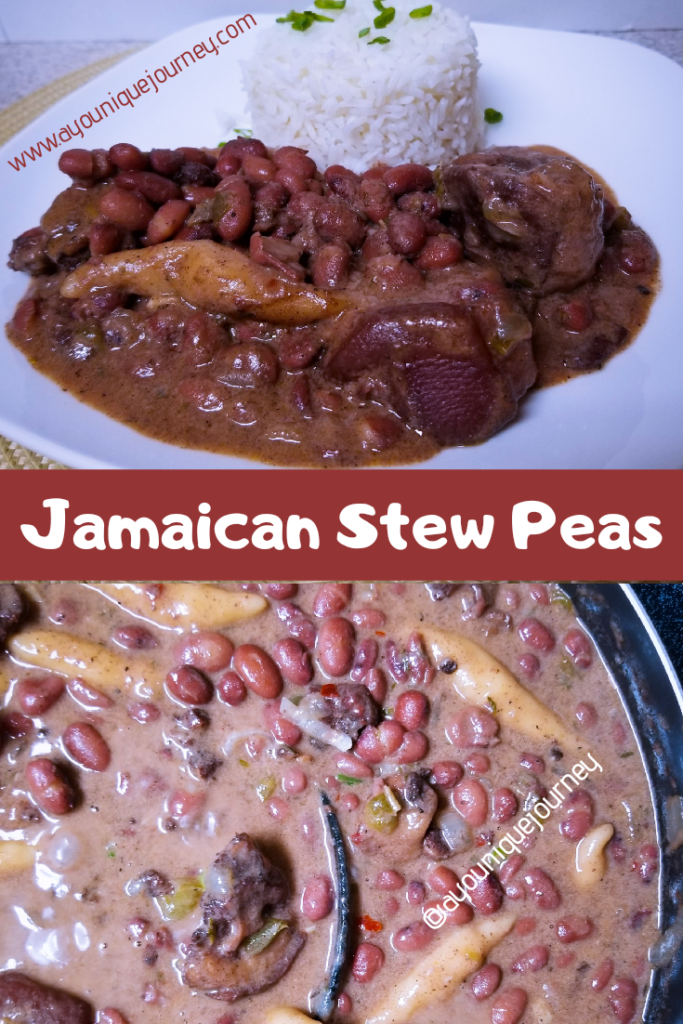 Jamaican Stew Peas.