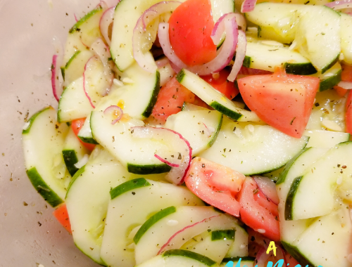 Cucumber Tomato Salad Recipe