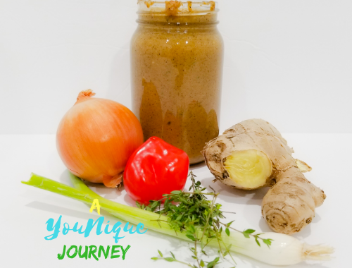 Jamaican Jerk Marinade in a Mason Jar