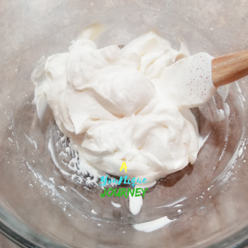Fresh homemade Whipped Cream.